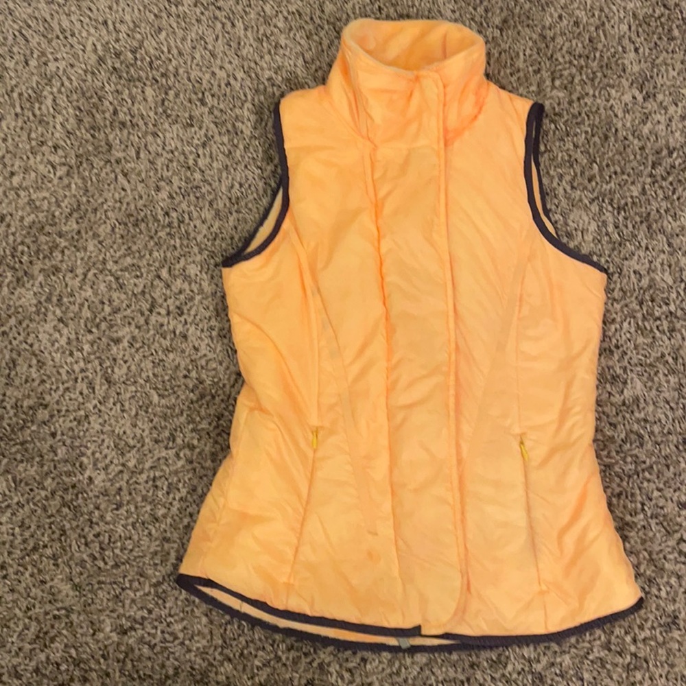 Lululemon Yellow Fleece Lined Glacier Vest